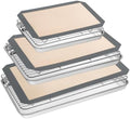 Baking Sheet Tray Cooling Rack with Silicone Mat Set, Stainless Steel