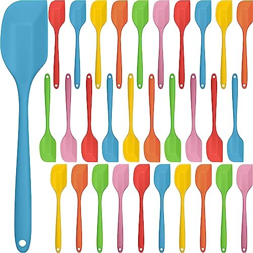 Irenare 30-Piece Silicone Spatulas, 11 Inch