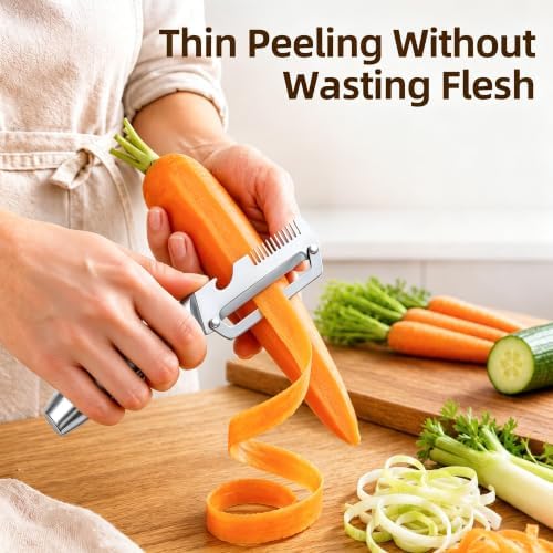 Aysoner Kitchen Multifunctional Vegetable Peeler: 3-in-1 Fast Food