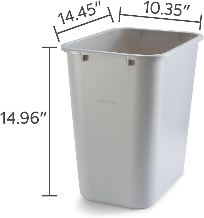 COASTWIDE Professional™ Indoor Trash Can Without Lid, 7 Gallon - Image 2