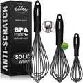 Whisks For Cooking Up To 500°F Silicone Whisk tool Non-Scratch
