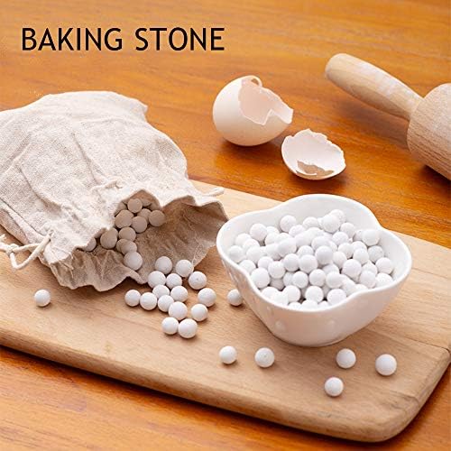 Kamehame Pie Weights Ceramic 1.2LB, Silicone Pie Crust Protector