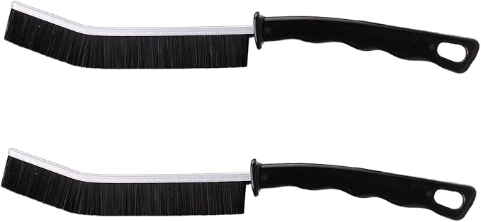 2 Pcs Crevice Cleaning Brush Hard Bristle Gap Brush Multifunctional by POPGIO