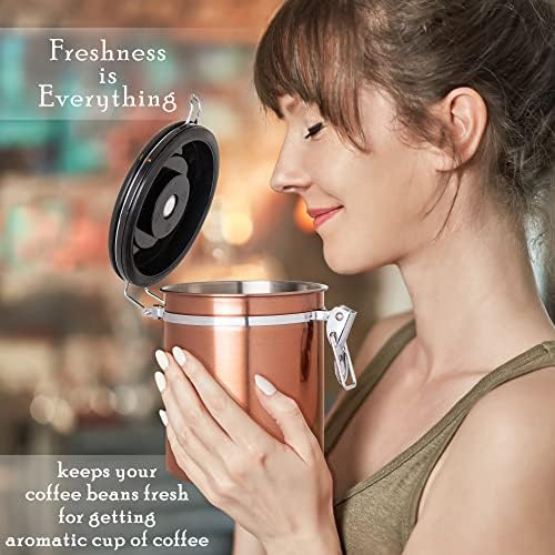 Mixpresso Gooseneck Coffee Kettle with Coffee Container, 1.2 Liter