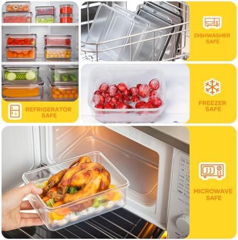 52 PCS Food Storage Containers with Lids