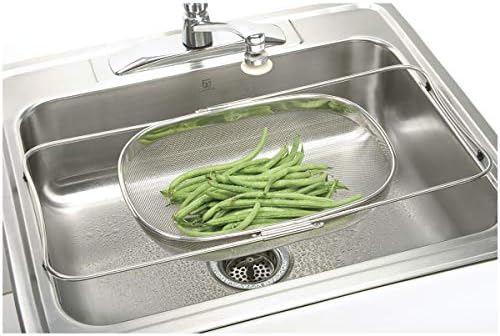 Norpro Stainless Steel Over-Sink Strainer
