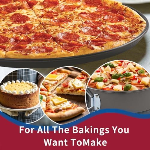 Springform Cake Pans Set 8, 9,10 Inch Heart Pan Round Cake Pan Square