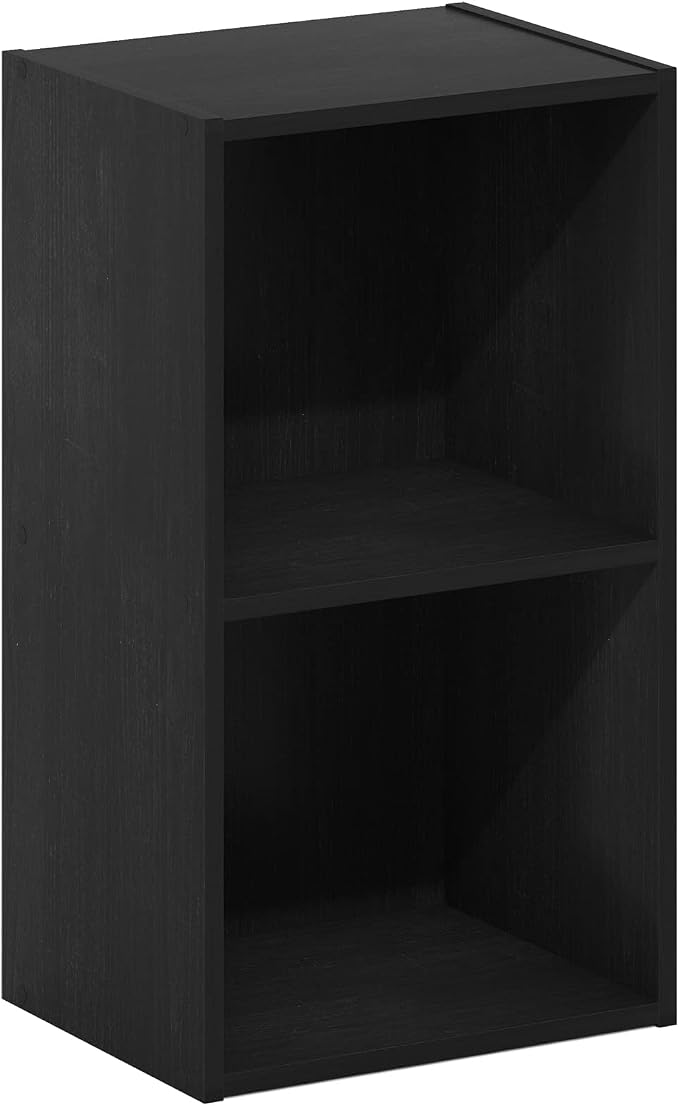 Furinno PASIR Book Shelf, 2-Tier Modern Bookshelf, Open Shelves Bookcase 9 x 12 - Image 6