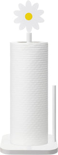 Leinuosen White Daisy Paper Towel Holder Coquettish Cute Wooden Daisy Kitchen by Leinuosen