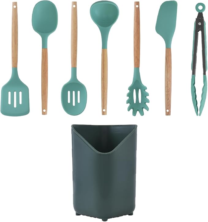 Glad Silicone Kitchen Utensils Set, and Spaghetti Server - Image 3