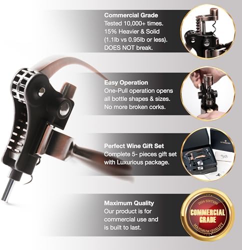 Wine Bottle Opener Corkscrew Set – Luxiluxy