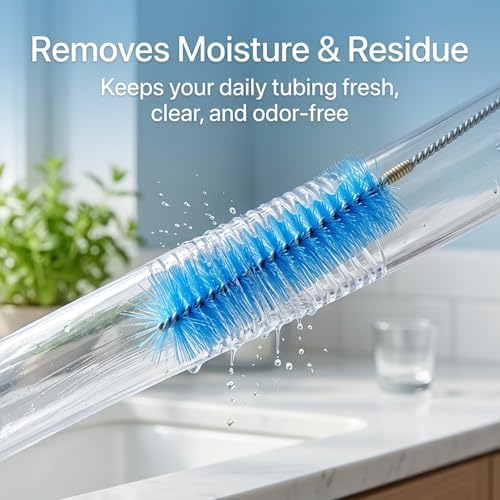 67" Flexible Drain Brush Set, Double Ended Long Hose Pipe Cleaner with