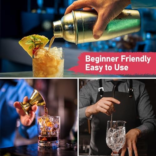 24oz Cocktail Shaker Set Martini Shaker Set Bartender Set