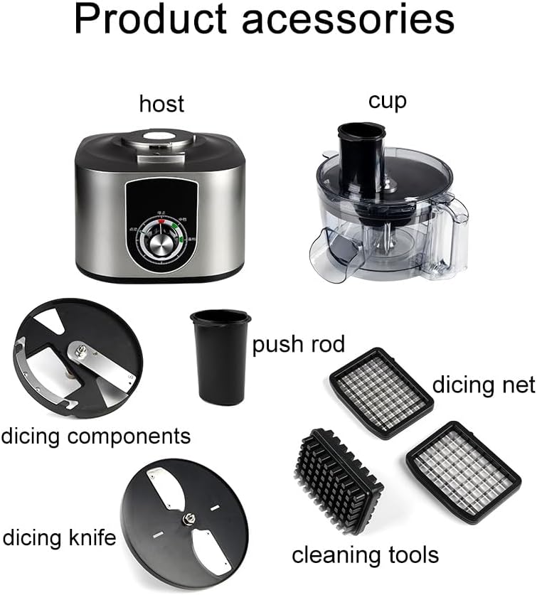 Commercial Vegetable Chopper & Fruit Slicer, 600W, 5L