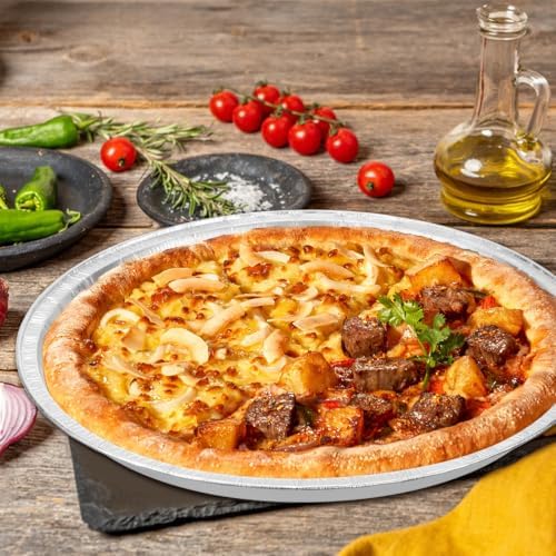 10 Pcs Disposable Pizza Pans 12 Inch Round Pie Tins Disposable