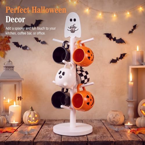 DoubleFill Halloween Coffee Table Decor Ghost Coffee Mug Holder