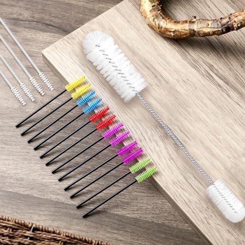 37 Pcs Hummingbird Feeder Cleaning Brush, 3 Size, White