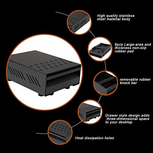DIBTSA Espresso Knock Box Drawer, Stainless Steel Coffee Ground