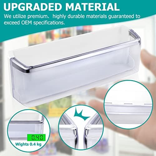 2 PCS AAP73252302 Door Shelf Bin (Left) Compatible with Kenmore Sears