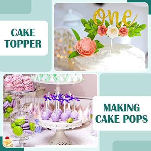 120 Pcs Clear Acrylic Sticks, 12 Inch for Cake Pops