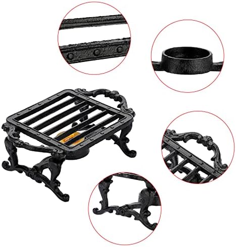 Sumnacon Tea Warmer Cast Iron Tea Pot Warmer with Tealight Candle