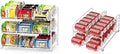 Simple Houseware Stackable Can Rack Organizer + Soda Can Dispenser