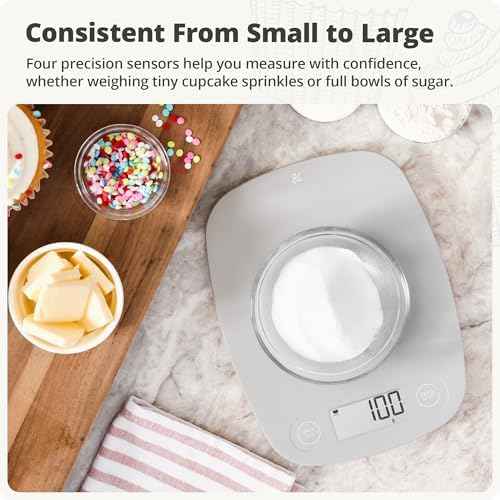 Greater Goods Food Scale, Slim & Compact Build, 1g Precision