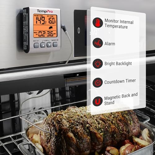 TempPro TempTrack Digital Meat Thermometer