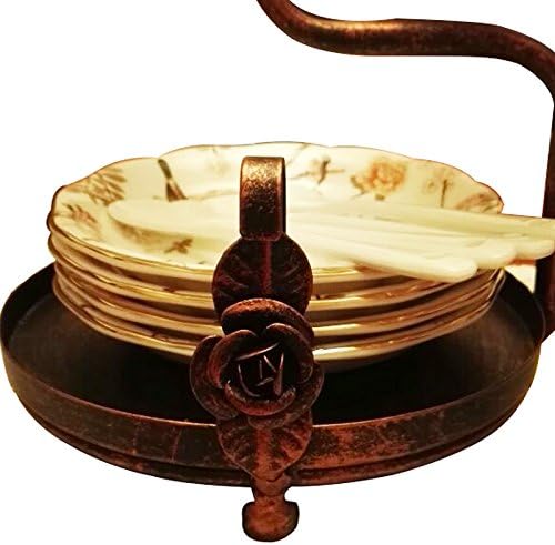 Creation Core Vintage Bronze Iron Coffee Cup Holder Storage Premium