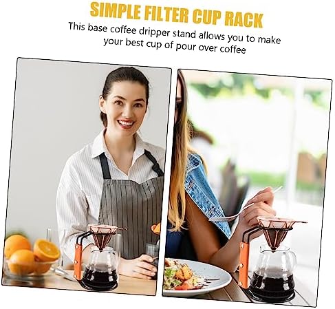 Coffee Filter Holder Stand, Iron Base Dripper Rack Xmas Household