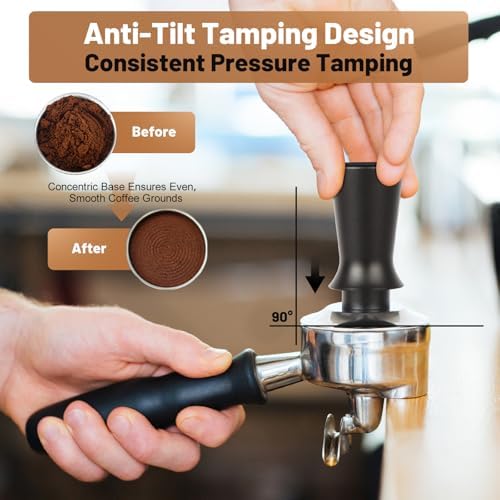 58mm Espresso Tool Kit, Espresso Tamper, Distributor, Funnel, Puck