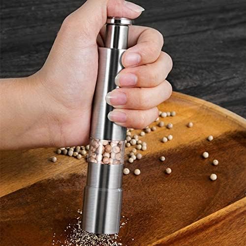 Stainless Steel Salt and Pepper Grinder Set, 2 Pieces