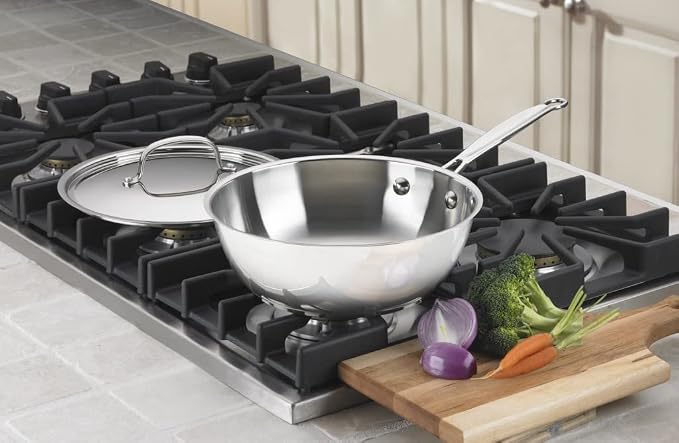 Cuisinart 735-24 Chef's Classic Stainless 3-Quart Chef's Pan - Image 2