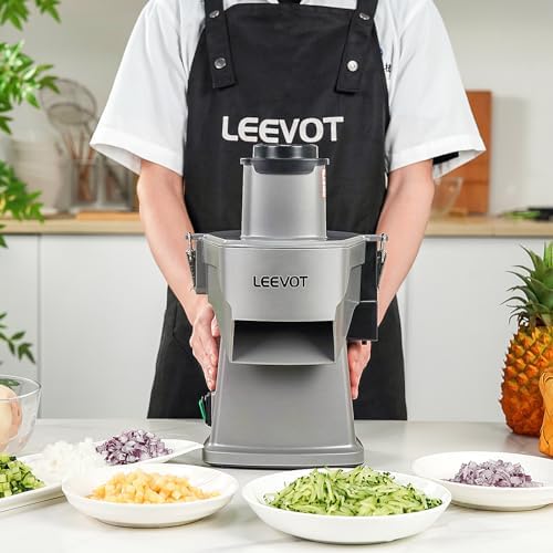 LEEVOT Commercial Vegetable Chopper, 200W