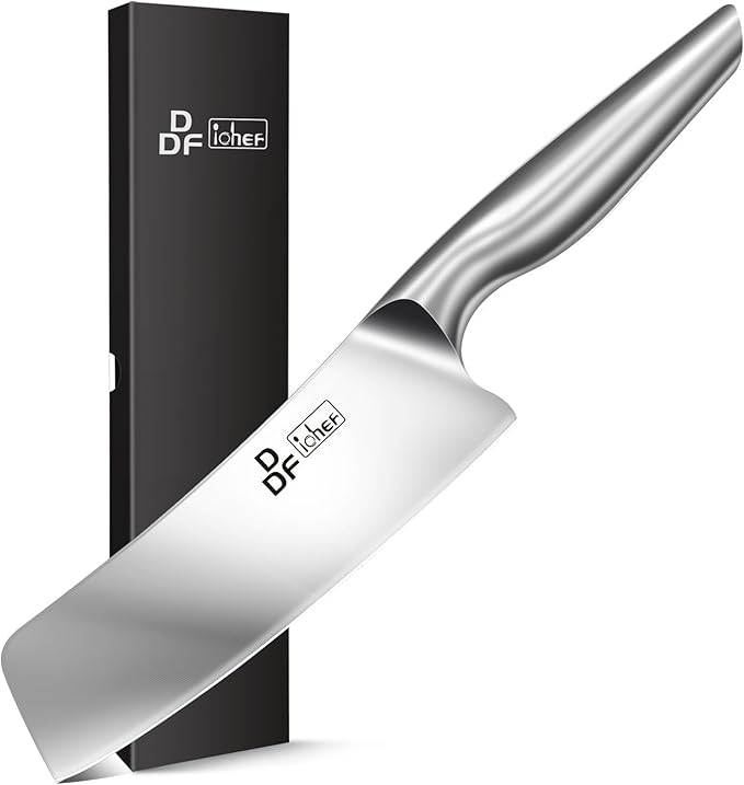 DDF iohEF Nakiri Kitchen Knife, Chef's Knife In Japanese Stainless Steel by DDFiohEF
