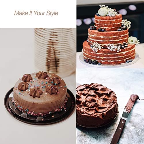 4 PCS Cake Decorating Icing Spatula set with 4, 6, 8 & 10 Inch