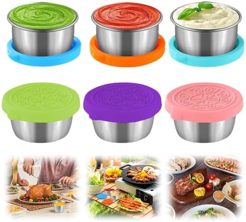 6x1.6/2.4 Oz Salad Dressing Container To Go Condiment Containers