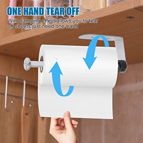 2 Pack Stainless Steel Paper Towel Holders