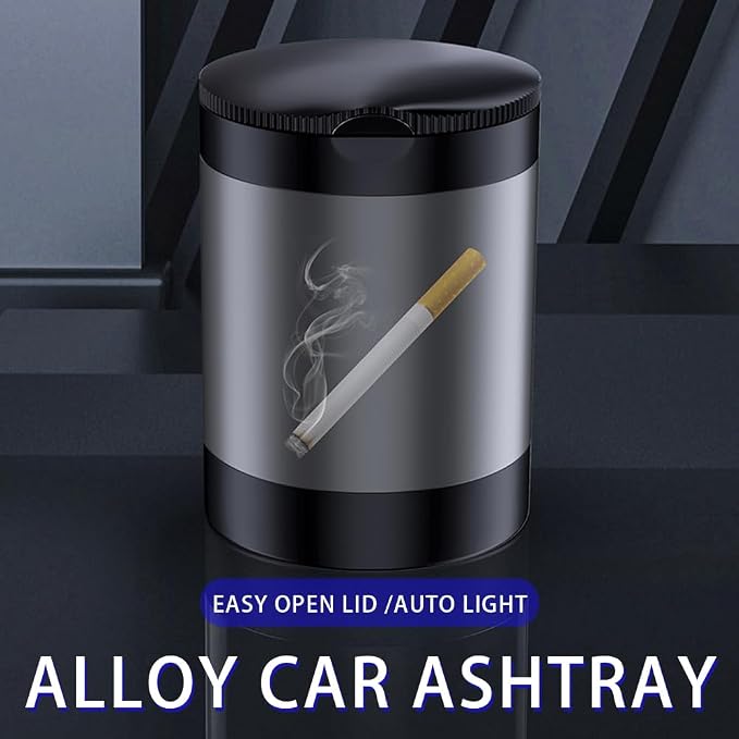 Ashtray with Lid, Smokeless Ashtray - Image 8