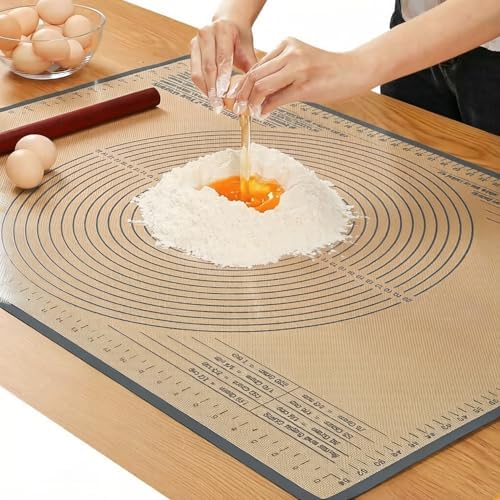 Silicone Pastry Mat 34x26 Inch Nonstick Baking Mat -Perfect for Dough