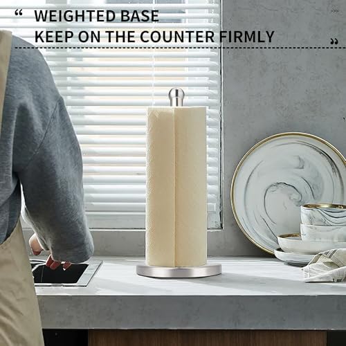 Kaishun Countertop Paper Towel Holder for Standard Rolls