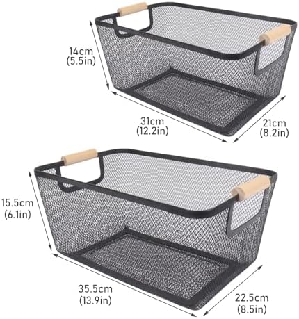 Potato and Onion Storage Bin, 2 Set Potato Bin Storage and Onion