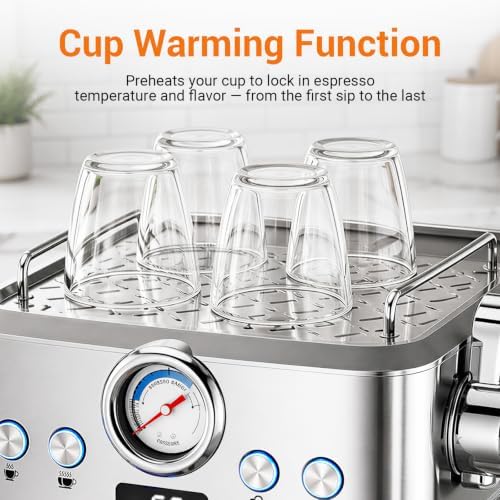 20 Bar Espresso Maker with Milk Frother
