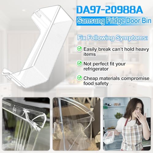 DA97-20988A DA63-09779A Refrigerator Door Bin Compatible with Samsung