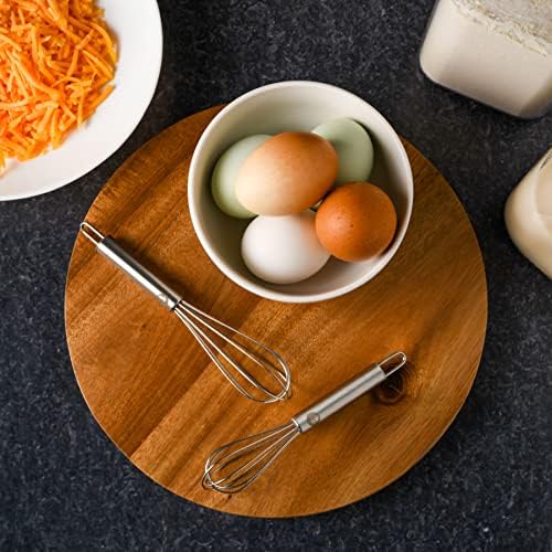 Babish 2-Piece Tiny Whisk Set – 5” & 7” Stainless Steel Mini Whisks