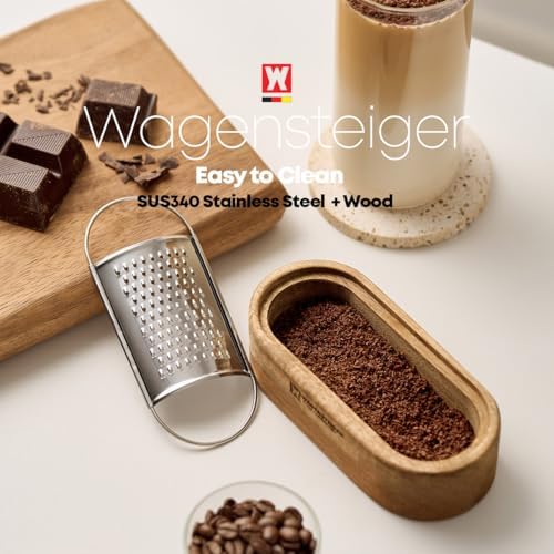 Wagensteiger SUS304 Cheese Grater with Wooden Container