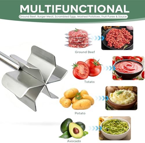 Stainless Steel Meat Masher