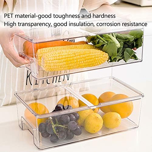 elabo Food Storage Containers Fridge Produce Saver- Stackable