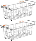 SANNO Chest Freezer Baskets, Stainless Steel Storage Organizer Bins