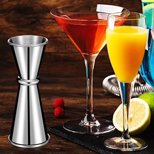 Yinkin 9 Pcs Jigger Bartending Cocktail 2 oz 1 oz Japanese Double
